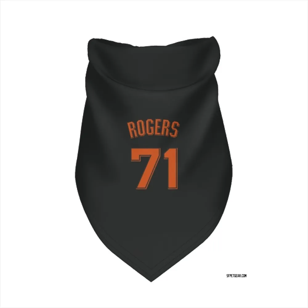 San Francisco Giants Tyler Rogers Black Pet Bandana for Dog & Cat