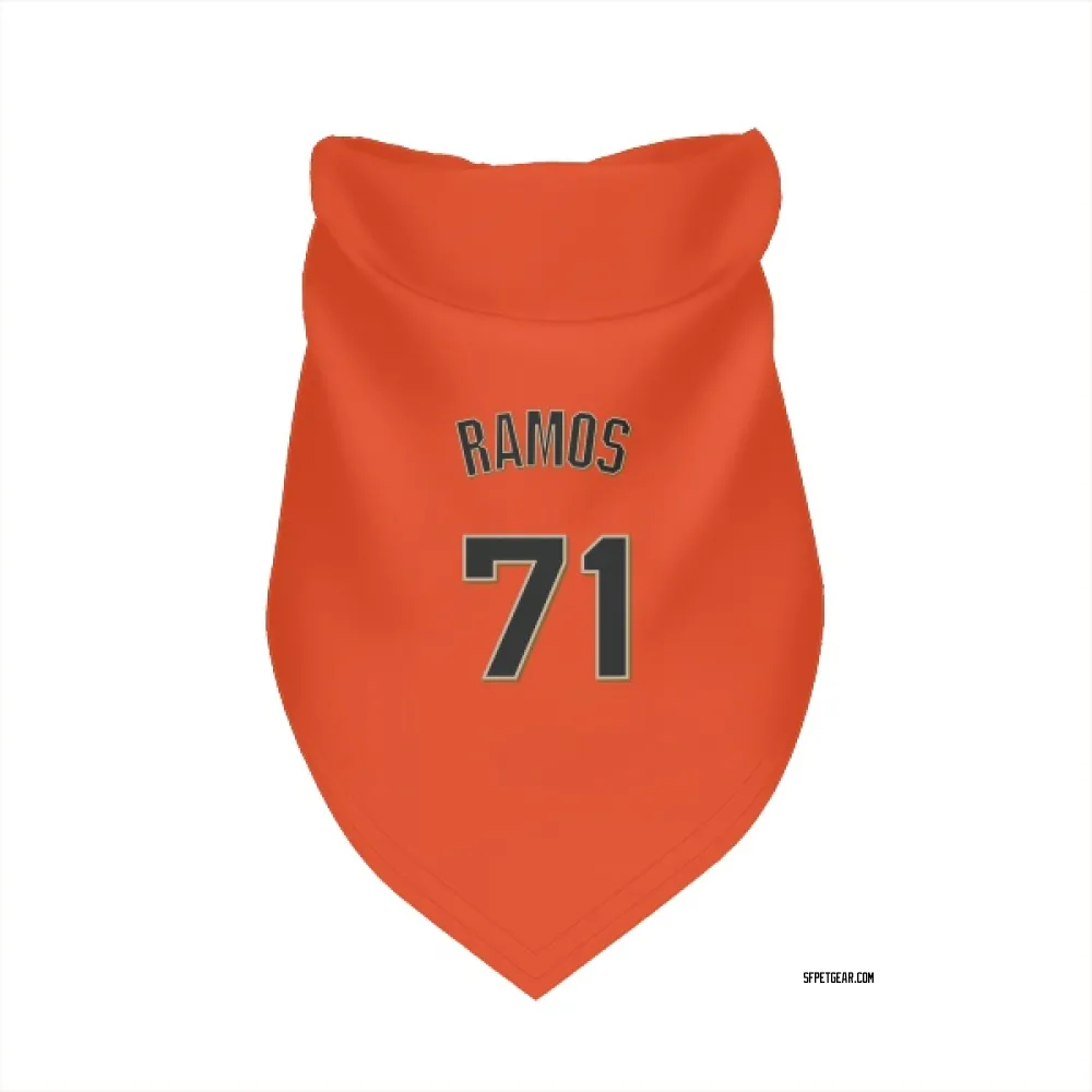 San Francisco Giants Wilkin Ramos Orange Pet Bandana for Dog & Cat