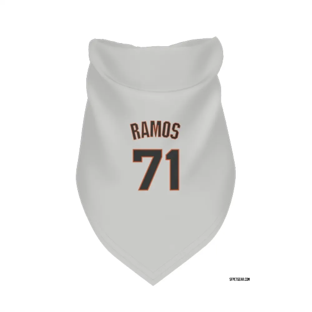 San Francisco Giants Wilkin Ramos White Pet Bandana for Dog & Cat