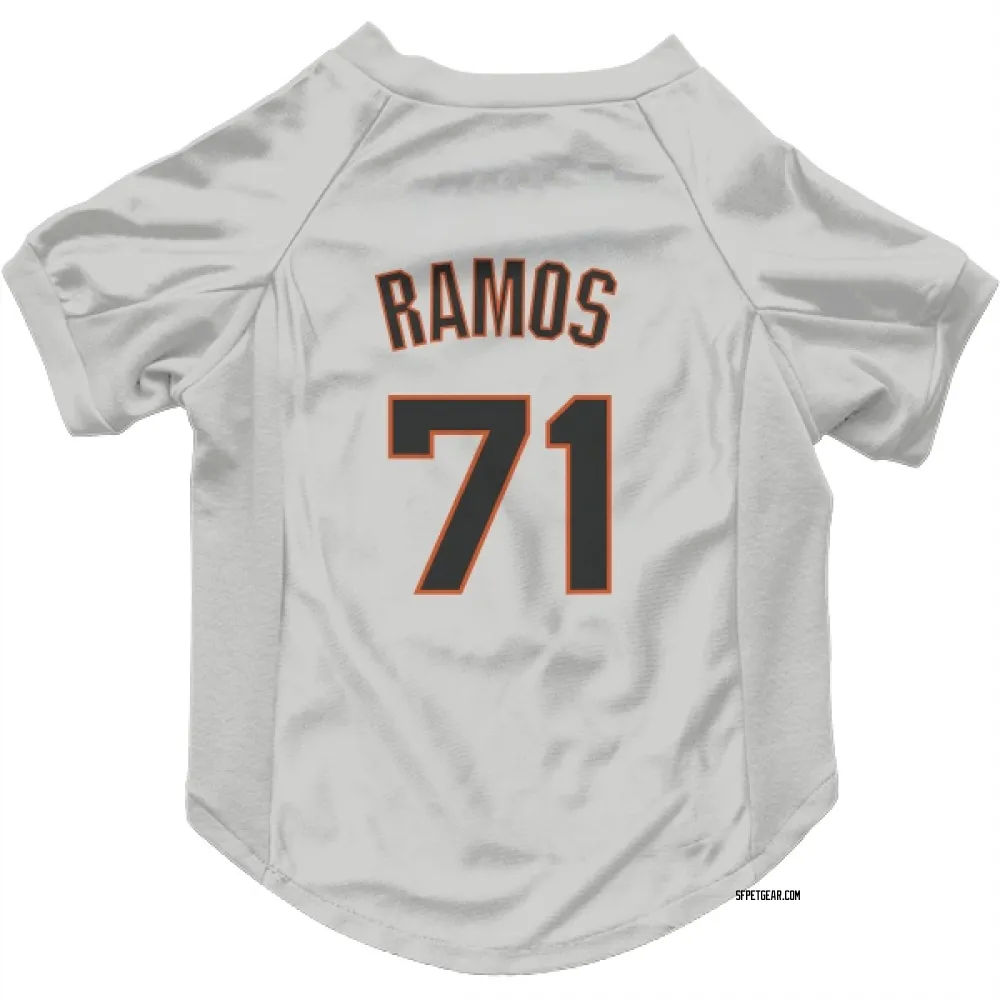 San Francisco Giants Wilkin Ramos White Pet Jersey for Dog & Cat